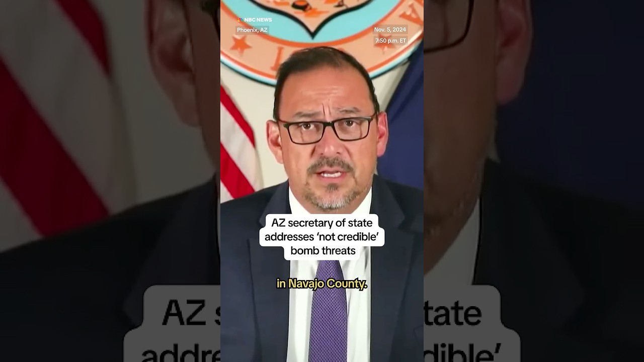 AZ secretary of state addresses ‘not credible’ bomb threats