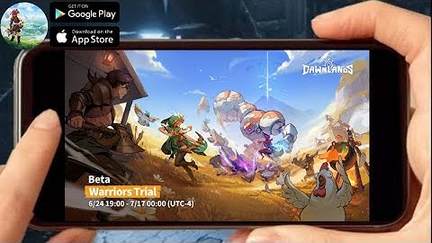 DAWNLANDS (EN/TEST) 2023 Online-RPG PC/Mobile Android-Gameplay