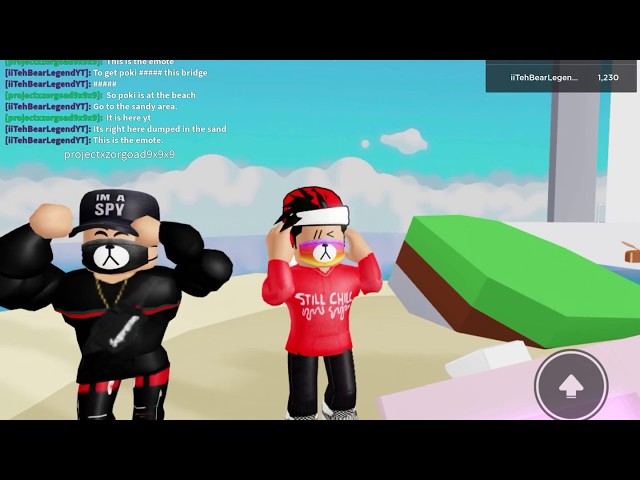 Poki And Fishin emote in roblox (how to get them) 