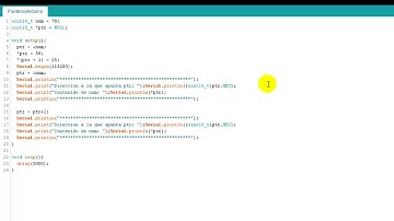 Arduino Advanced: Punteros 1