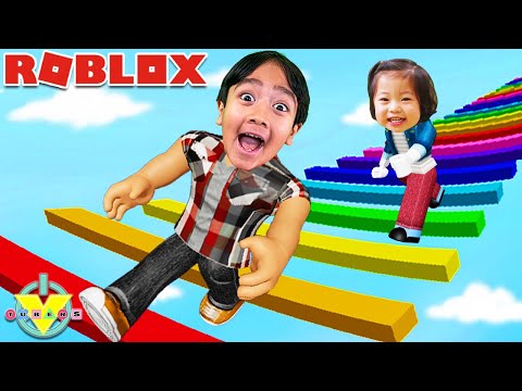 RYAN VS BABY SISTER IN ROBLOX OBBY! Let's Play Roblox Obby