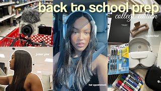 LAST WEEK AT HOME BEFORE COLLEGE | preparing for college, school supplies shopping, what&#39;s in my bag