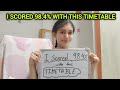 AIR 8'S UNIQUE TIMETABLE Strategy! no coaching*| Watch now! #cbse #class10 #boards