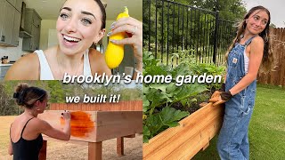 I built a garden in my backyard | Brooklyn and Dakota