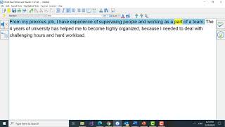 Using Ghotit Editor- Proofreading Feature