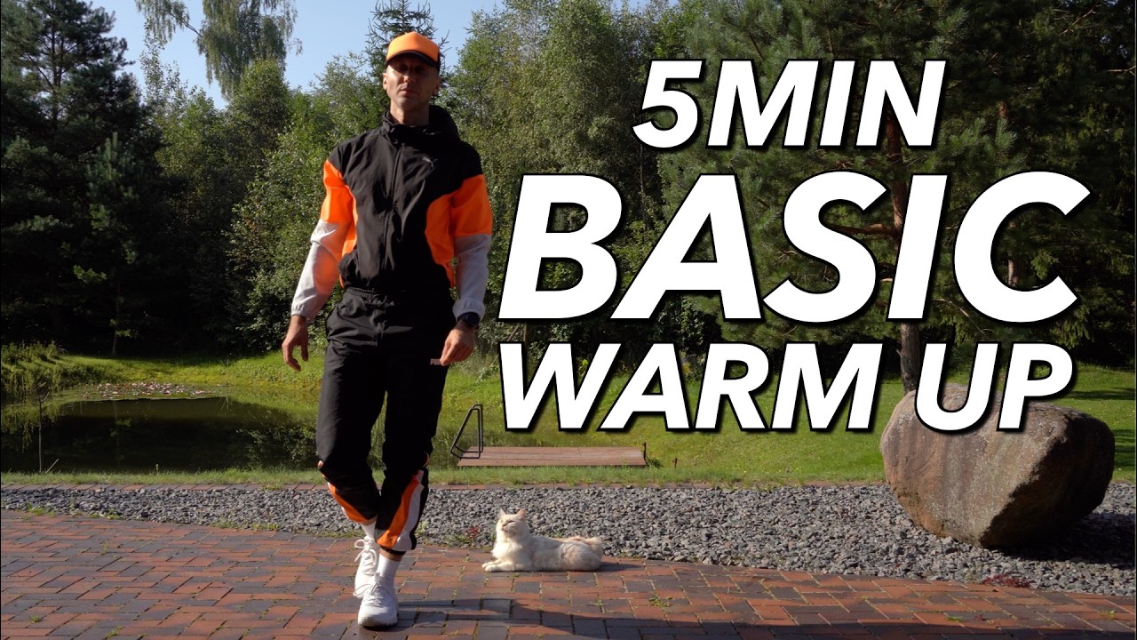 5 MIN BASIC WARM UP FOR BEGINNERS | Simple Full Body Dynamic Stretch ...
