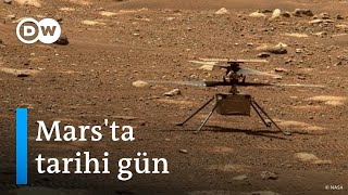 Mars'ta bir helikopter uçtu I Kızıl Gezegen'de \