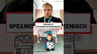 PUCHACZ PIĘKNIE I SZCZERZE O SPEŁNIONYCH MARZENIACH #shorts
