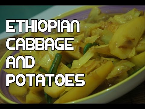 አማርኛ Ethiopian Cabbage & Potatoes Recipe – Vegan Amharic