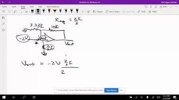 Summing non-inverting Op Amp example