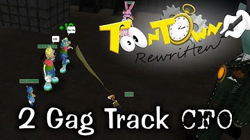 ELEVATOR TRICKERY - 2 Gag Track CFO - Toontown Rewritten