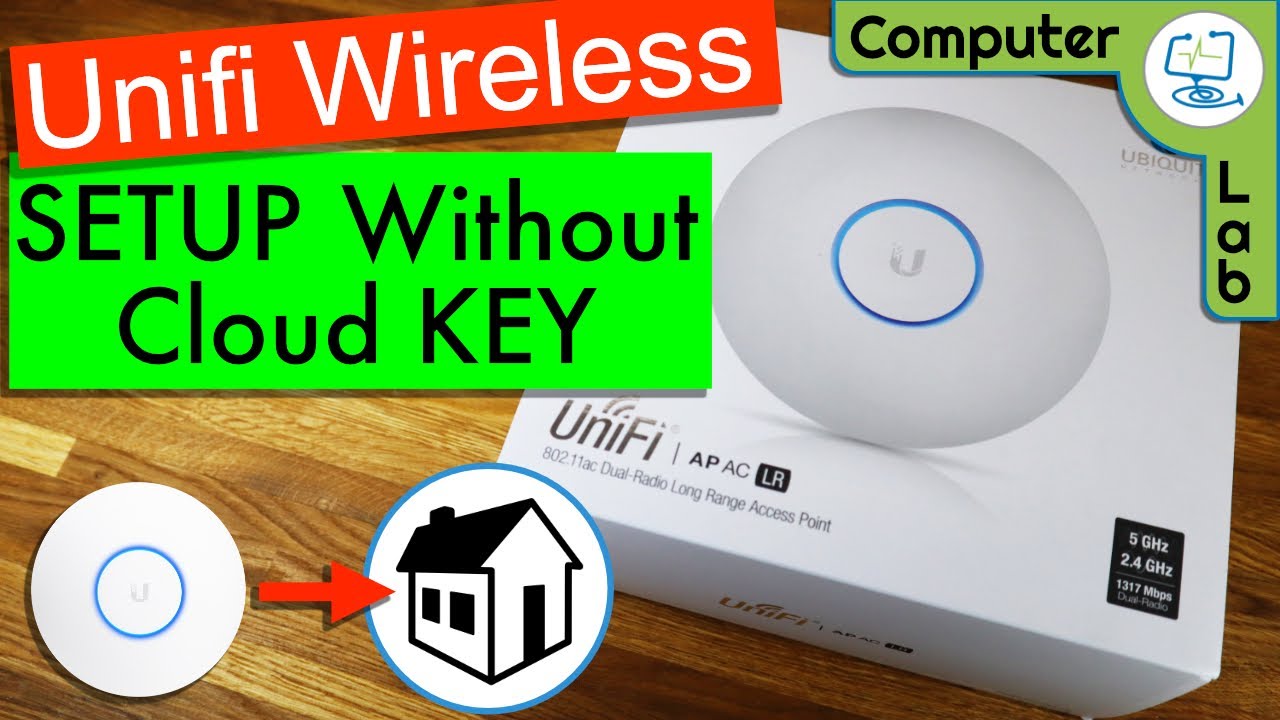 Unifi Ap Ac Lr Wireless Access Point Setup Without Cloud Key On Home Network Youtube