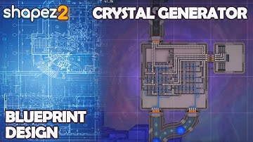 Shapez 2 Blueprint - Crystal Generator