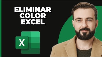 Cómo quitar el color en Excel