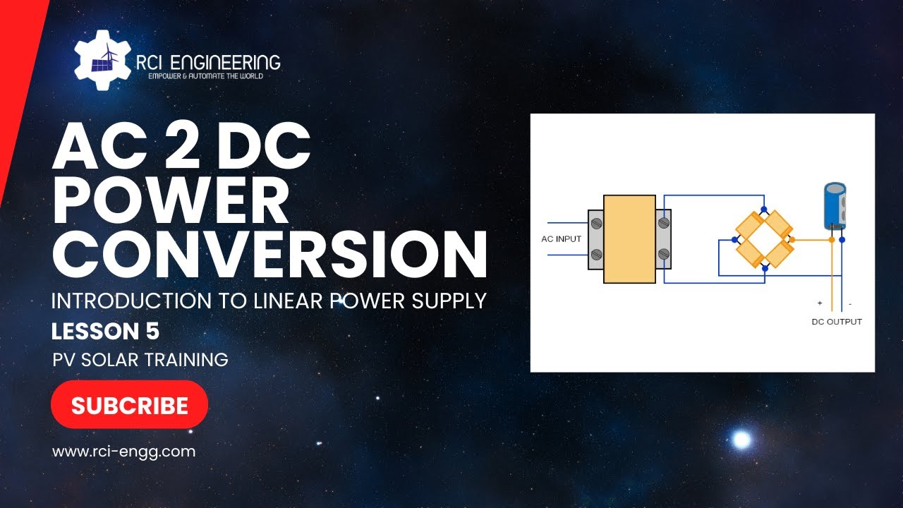 LESSON 05: AC TO DC POWER CONVERSION | LINEAR POWER SUPPLY | AC POWER ...