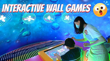 Creating Interactive Wall Games For Kids: Blend Immersive Projection & Virtual Reality Sports.