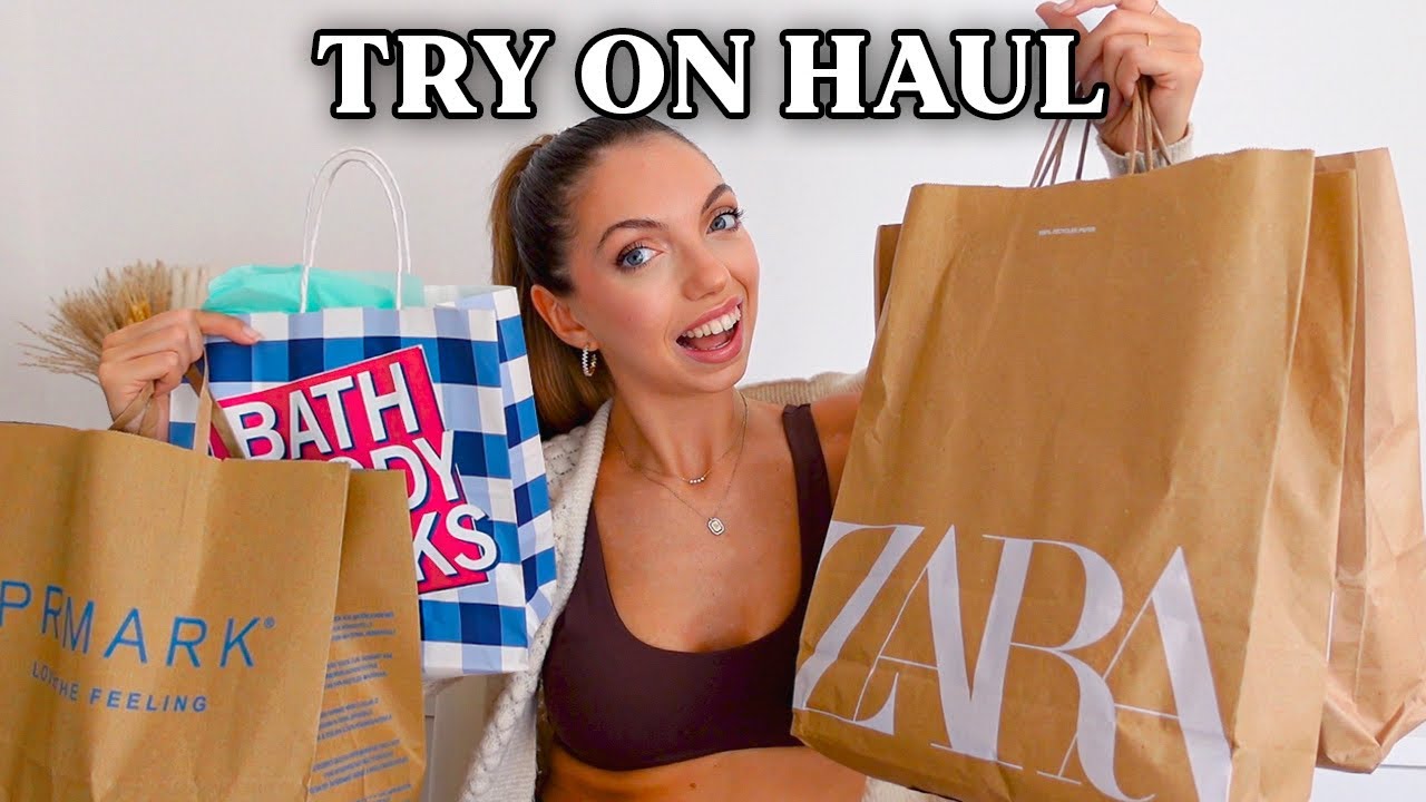 TRY ON HAUL AUTUNNALE! 🍁🍃 Zara, H&M, Primark, Bath&Body works
