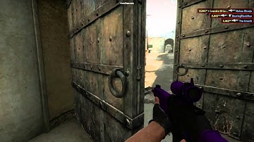 CS:GO 1v5 clutch on Dust 2