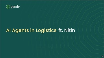 Building your squad of AI experts – AI Agents in Logistics ft.Nitin