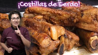 ¡Ricas Costillas de Cerdo Asadas en Cazuela! ¡Estilo 🇨🇺!