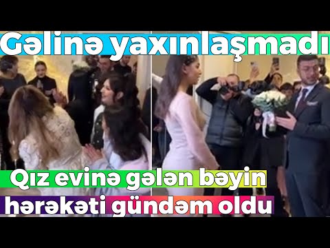 Qız evinə gələn bəyin hərəkəti gündəm oldu