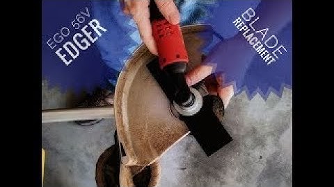 EGO 56V Edger blade replacement