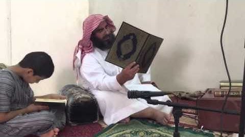 دحيم الحماد تلاوة من ءاخر سورة لقمان ١٤٣٦ه