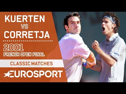 Gustavo Kuerten vs Àlex Corretja Highlights | French Open 2001 Men's Final | Eurosport