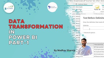 Data Transformation in Power BI Part 1 || 13