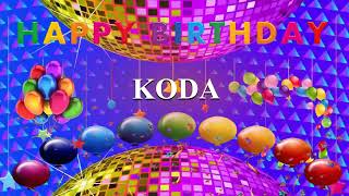 80's style song 🎂 HAPPY BIRTHDAY KODA  🎈 (French Parisian Accent)