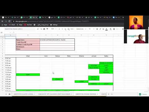 Video: Cara Mengemas Kini Jadual