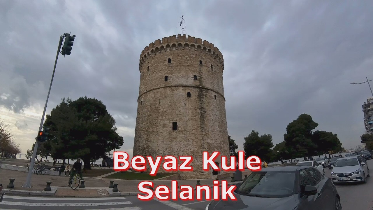 Beyaz Kule, Selanik. (The White Tower, Thessaloniki).
