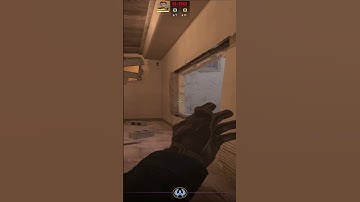 SELF POP FLASH MID FOR PEEK #shorts #cs2