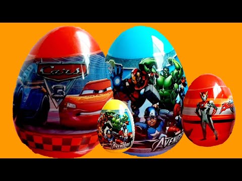 Ultraman Avengers car Surprise eggs toys |Surprise