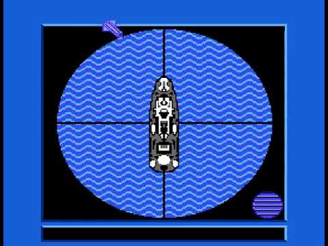 Battleship (NES) - gameplay of the board game classic