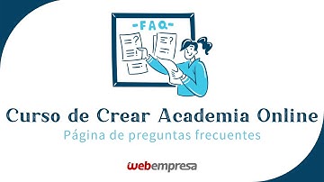 Crear Academia online con WordPress - Página de Preguntas Frecuentes