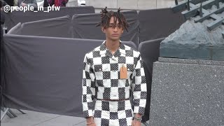 Jaden Smith at Louis Vuitton Fall 2023, Jaden Smith Wows in a Crop Top and  Dollhouse Purse at PFW