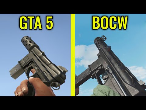 Gta 5 Vs Cod Black Ops Cold War  - Weapons Comparison