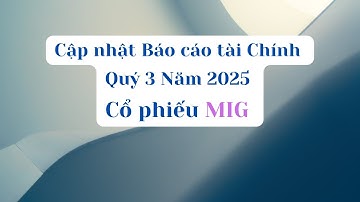 Cập Nhật Báo cáo tài chính Quý 3 Năm 2025 của cổ phiếu MIG