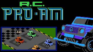 R.C. Pro-Am (NES) original video game | 48-level session for 1 Player 🎮