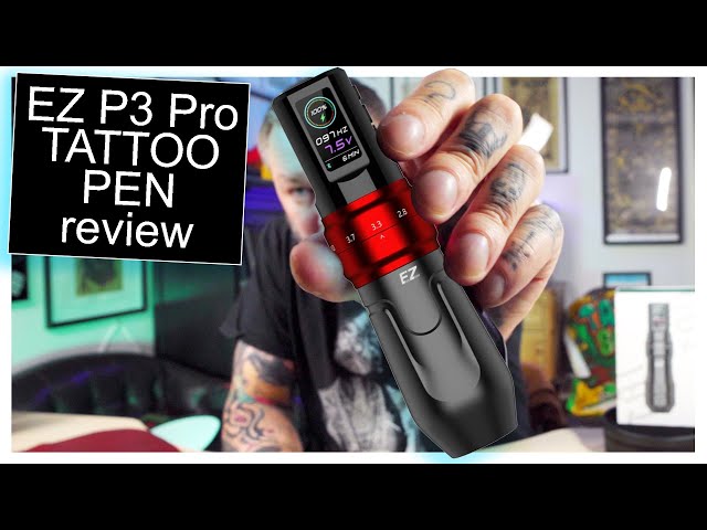 EZ P3 Pro Adjustable Stroke Wireless Tattoo Pen Advanced Bundle