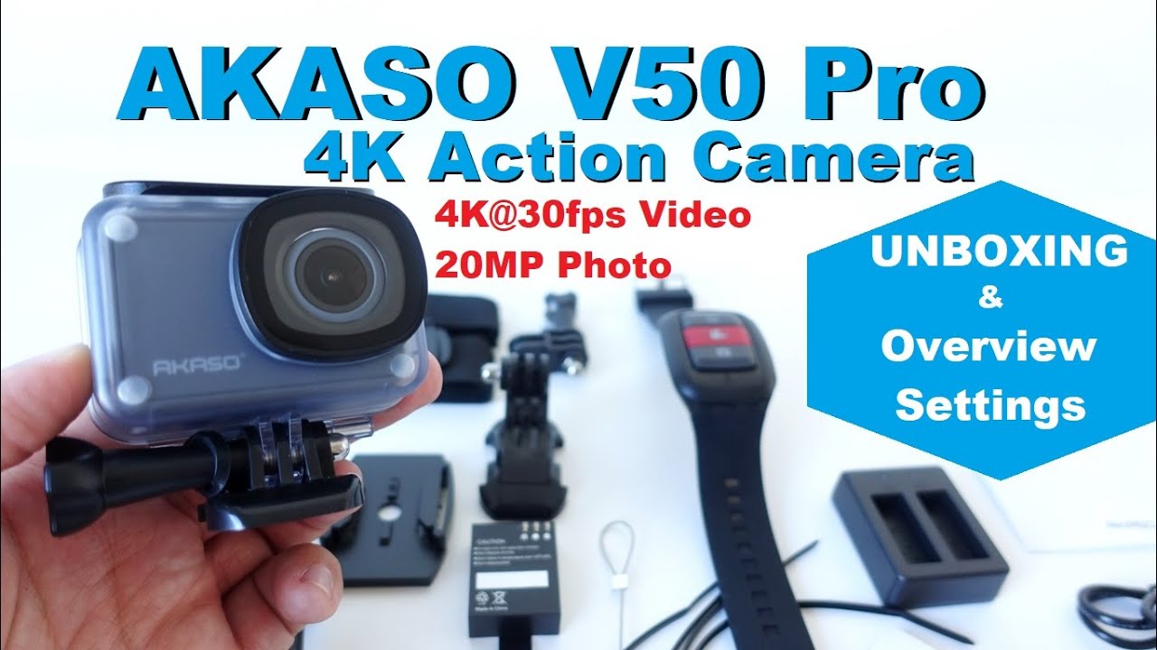 Akaso V50 Pro. Ang affordable na Beginner action camera. Unboxing & Review  