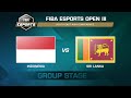 Indonesia v Sri Lanka - Group Game | FIBA Esports Open 2021 III