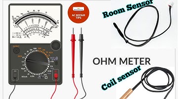 How to check Coil & Room temperature sensor @ACREPAIRTIPS