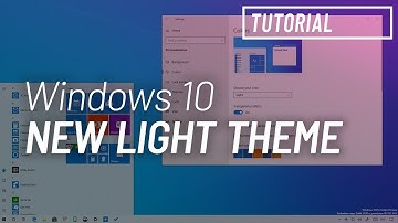 Windows 10 tutorial: Enable new Light mode color theme on version 1903