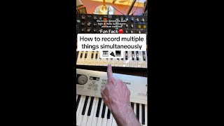 How to record multiple things simultaneously 🎹🔌💻 #shorts