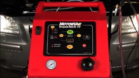 MotorVac TransTech IV ATF Exchanger  - Drain Pan Procedure 1-800-841-8810
