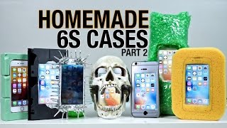 Homemade iPhone 6S Cases Drop Test Part 2!