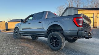 2023 F150 Platinum Leveling Kit and 35x12.50 Overview