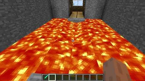 Minecraft Hidden Lava Bridge